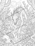 Cryptid Hollow: Forest Nightmares Mini Bundle | 3 Printable Spooky Coloring Pages